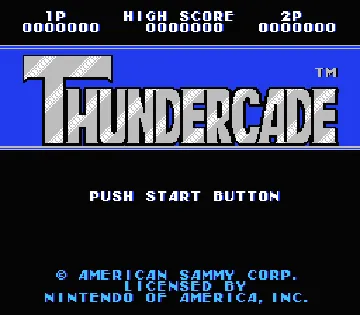 Thundercade (USA) screen shot title